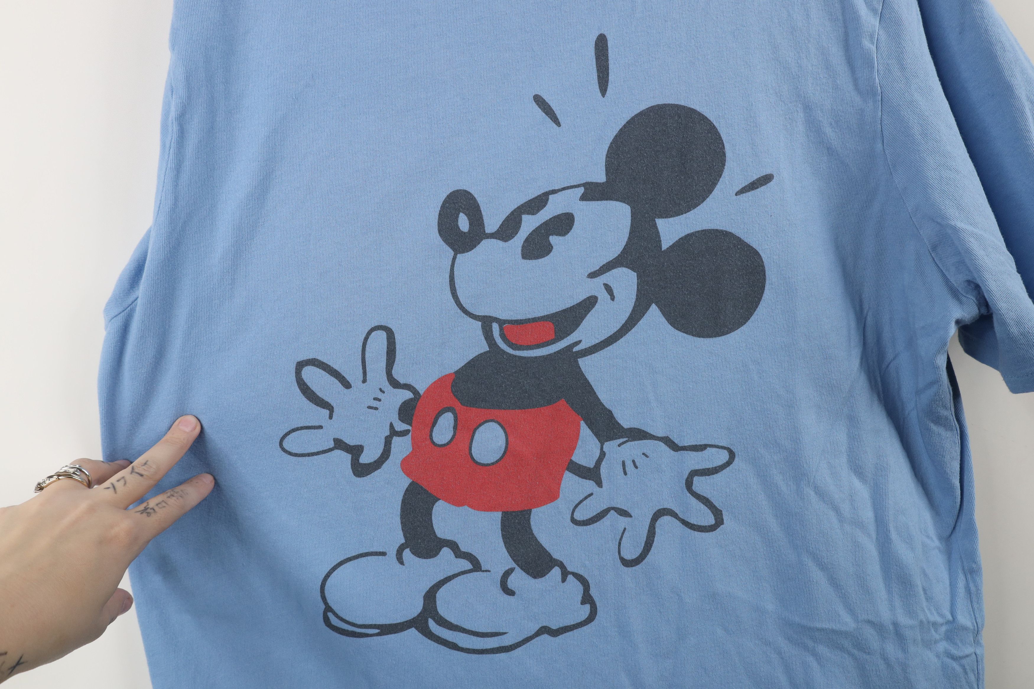 Disney Retro Y2K Disney Mickey Mouse Big Logo Short Sleeve T-Shirt Size US XL / EU 56 / 4 - 4 Thumbnail