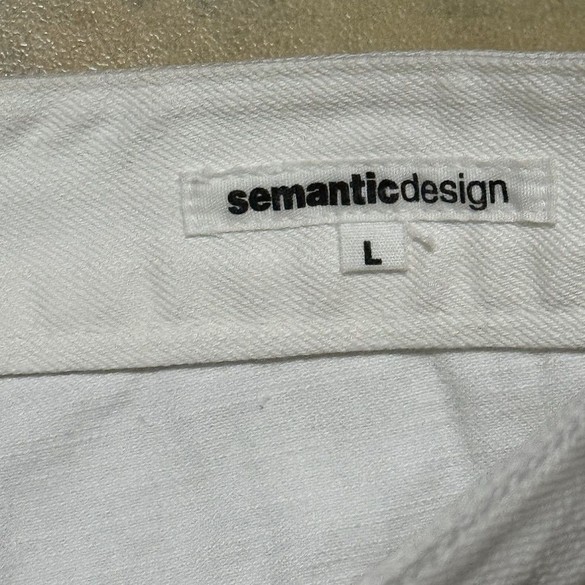 semanticdesign Semantic Design Rare Style Distressed Denim Jeans Size US 32 / EU 48 - 8 Thumbnail