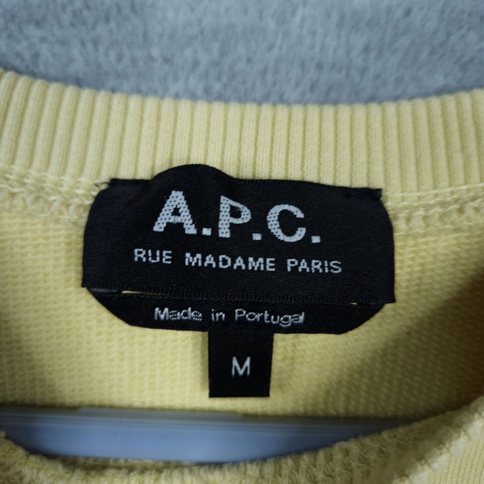 A.P.C. VINTAGE A.P.C Yellow Pullover Logo Womens Sweatshirt M Size M / US 6-8 / IT 42-44 - 3 Thumbnail