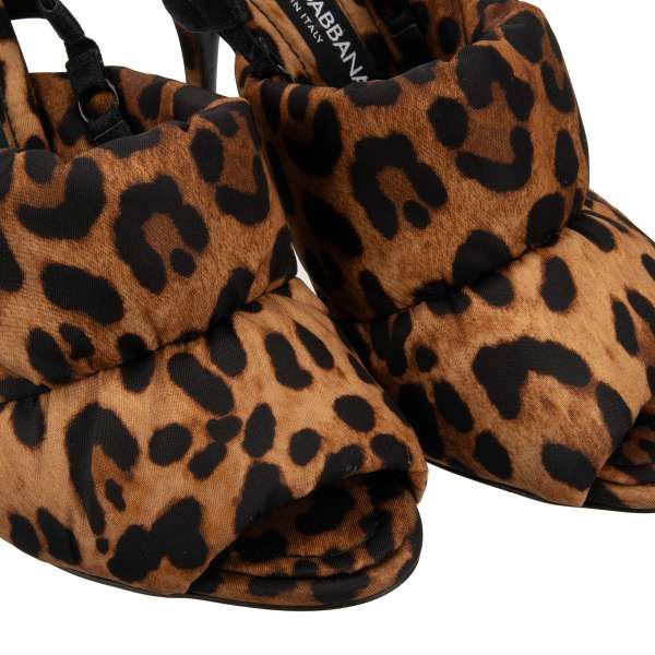 Dolce & Gabbana o1y0925 Ankle Strap Sandals in Brown/Black Size US 5.5 / IT 35.5 - 4 Thumbnail