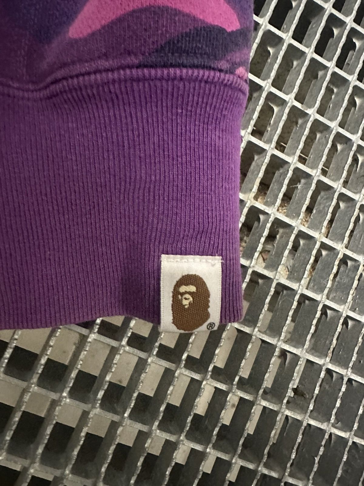Bape BAPE hoodie with front logo Purple & black Size US M / EU 48-50 / 2 - 3 Thumbnail