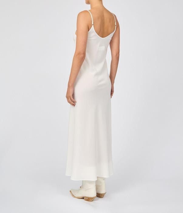 Maison Margiela o1bcso1str0426 MM Maxi Dress in White Size XS / US 0-2 / IT 36-38 - 4 Thumbnail