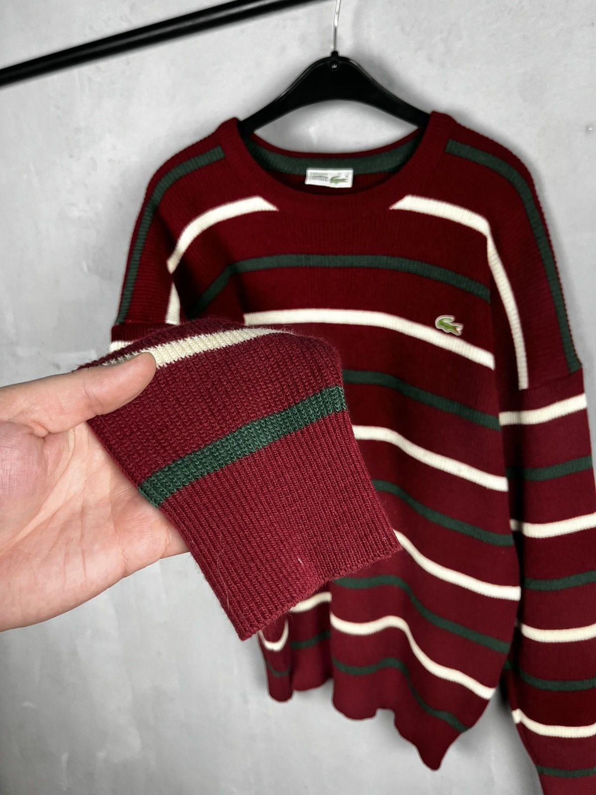 Lacoste Lacoste knit sweater vintage 90s made france 🇫🇷 Size US XL / EU 56 / 4 - 6 Thumbnail