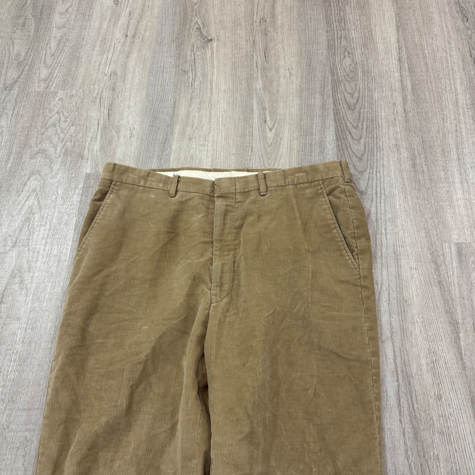 Vintage Vintage Corduroy Chino Pants Men's 34 x 26 Measured 90s Size US 34 / EU 50 - 2 Thumbnail