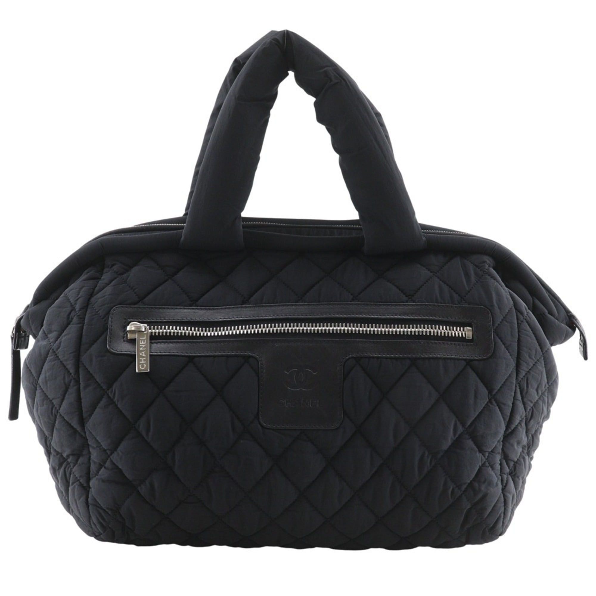 Chanel CHANEL Cococoon Quilted Boston Bag, A47205, Black Nylon, A4 Size, Women's Size ONE SIZE - 1 Thumbnail