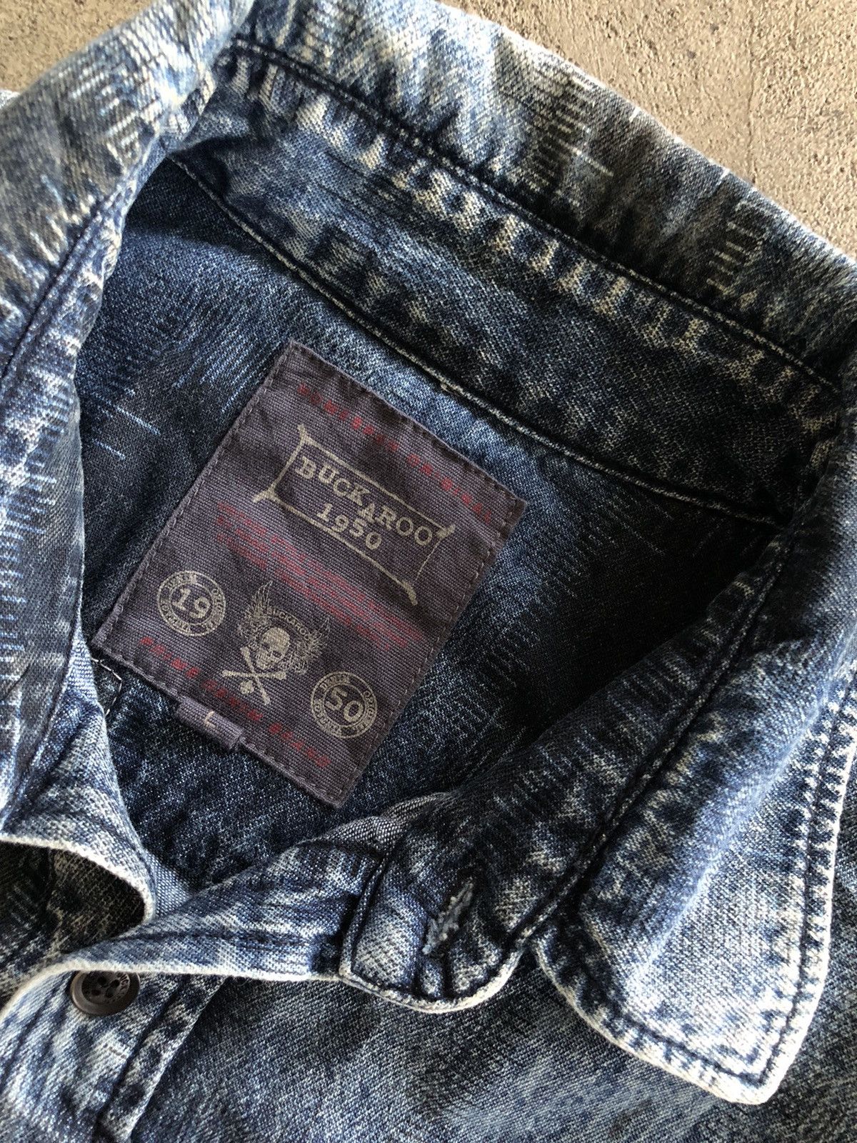 If Six Was Nine × Japanese Brand × Le Grande Bleu (L.G.B.) JAPANESE BUCKAROO BUTTONSHIRT PATCHWORK KAPITALSTYLE Size US L / EU 52-54 / 3 - 13 Thumbnail