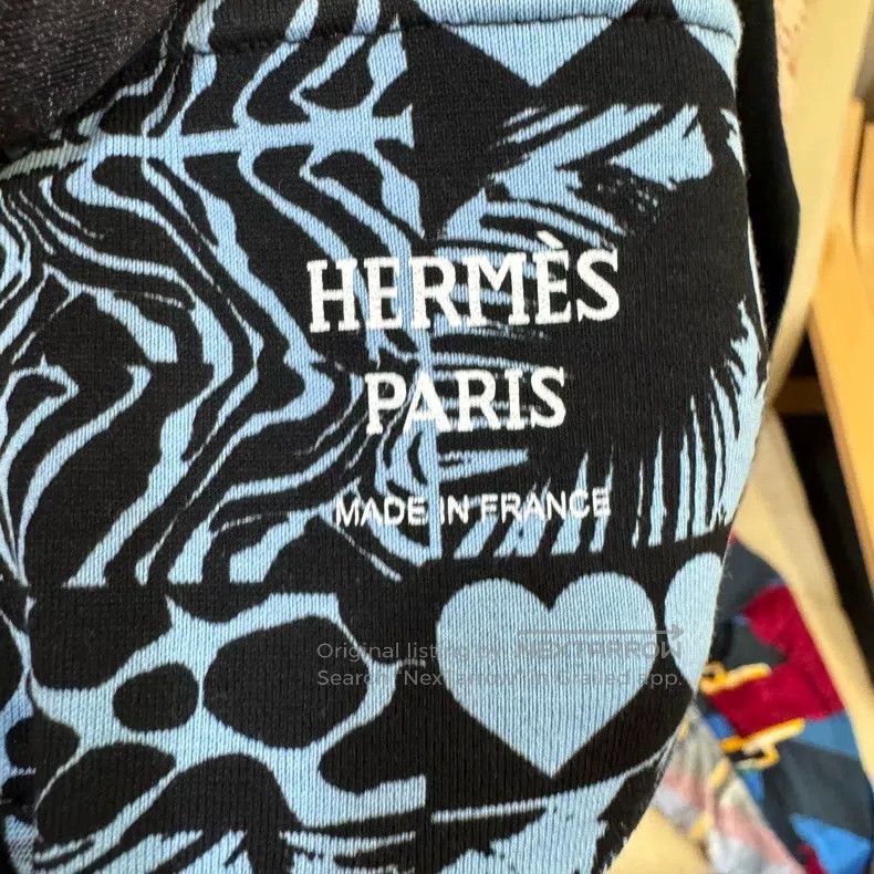 Hermes Hermes Cotton Round Neck Love Heart Printed T-Shirt Size XS / US 0-2 / IT 36-38 - 3 Thumbnail