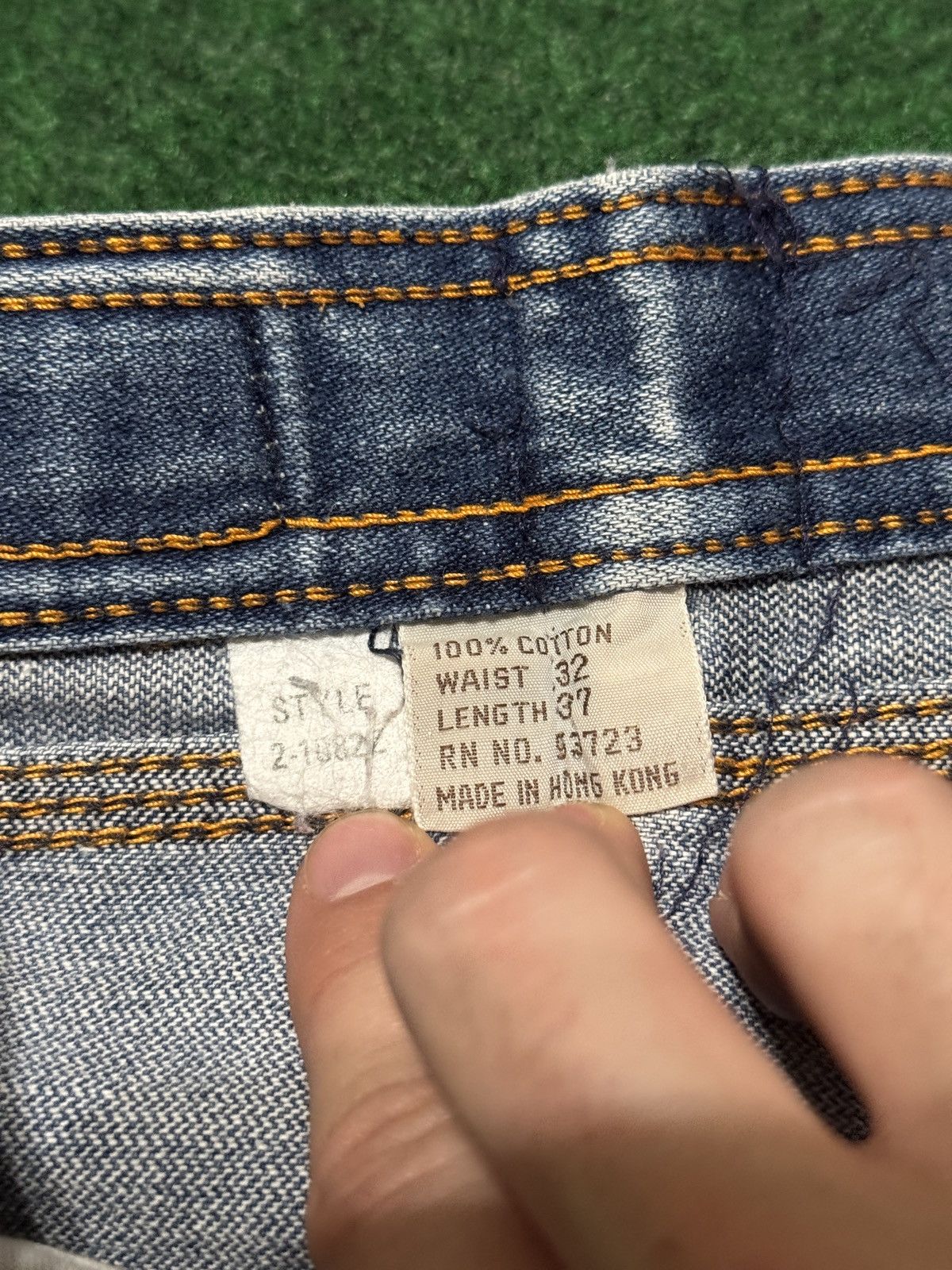 Vintage Vintage Zeppelin Jorts 30 12” Skater Grunge Denim Shorts Size US 30 / EU 46 - 5 Thumbnail