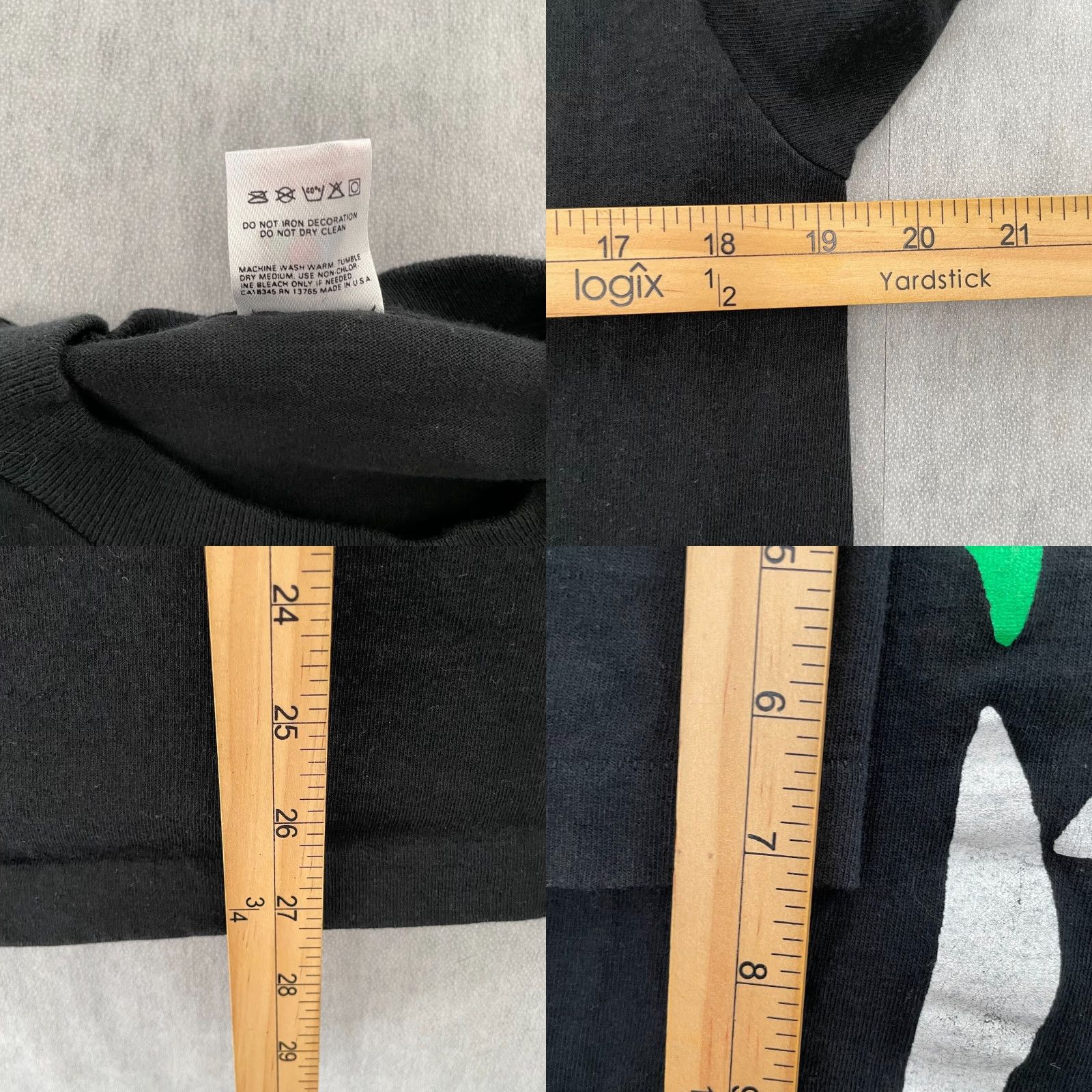 Fruit Of The Loom VINTAGE The Seventy Sevens Shirt Adult Large Black Pray Naked Rock Band Mens 90s Size US L / EU 52-54 / 3 - 8 Thumbnail