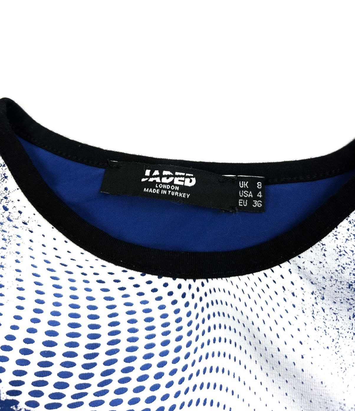 Jaded London Jeded london Y2K T-shirt Dotted Face Print 00's Crop Top Size S / US 4 / IT 40 - 9 Thumbnail