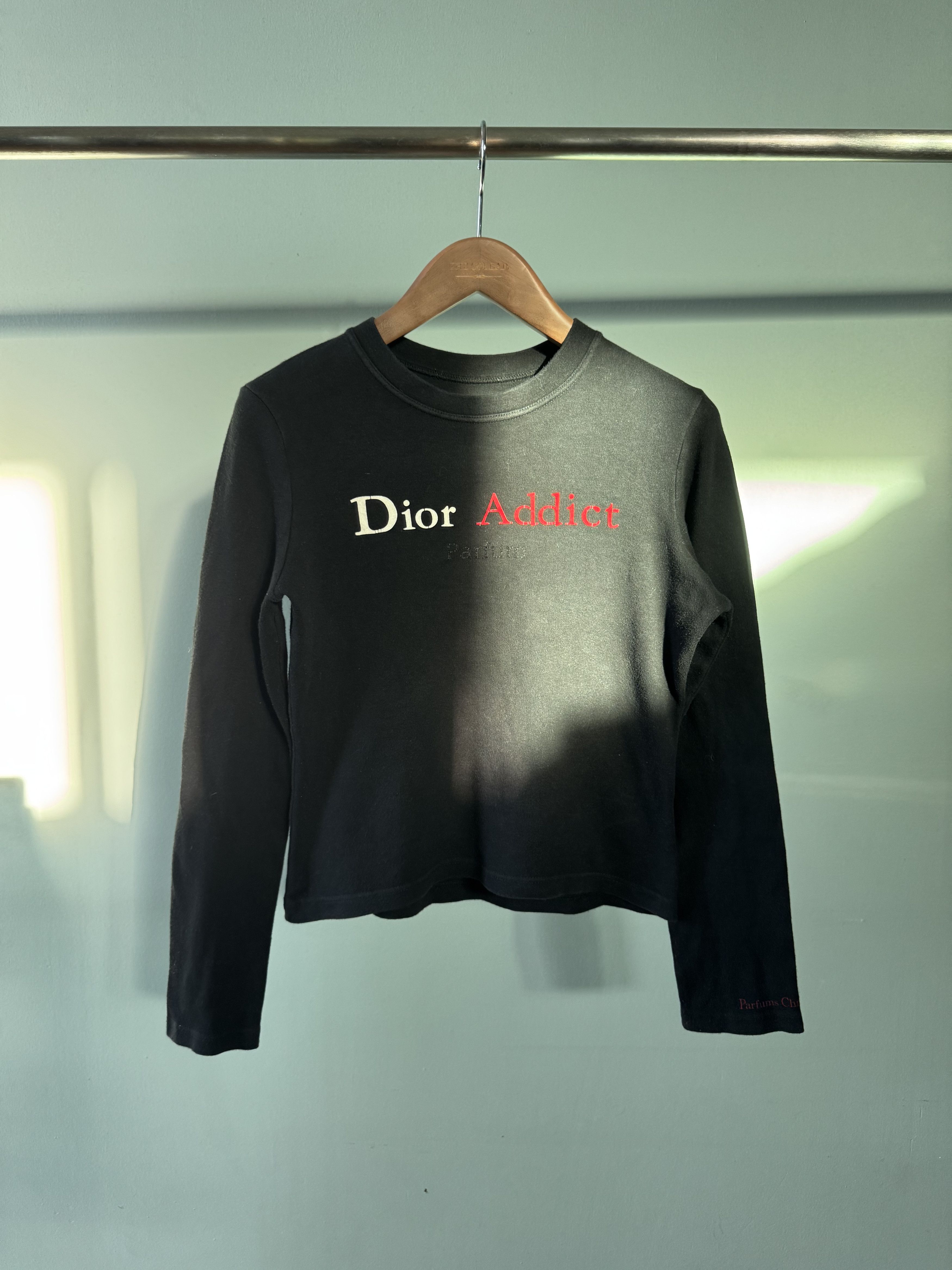 Dior ディオール 長袖Tシャツ Addict アーカイブ ブラック