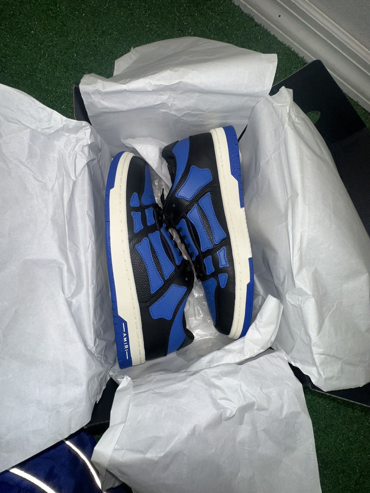 Amiri Amiri blue Skeleton Sneakers Size US 8 / EU 41 - 3 Thumbnail