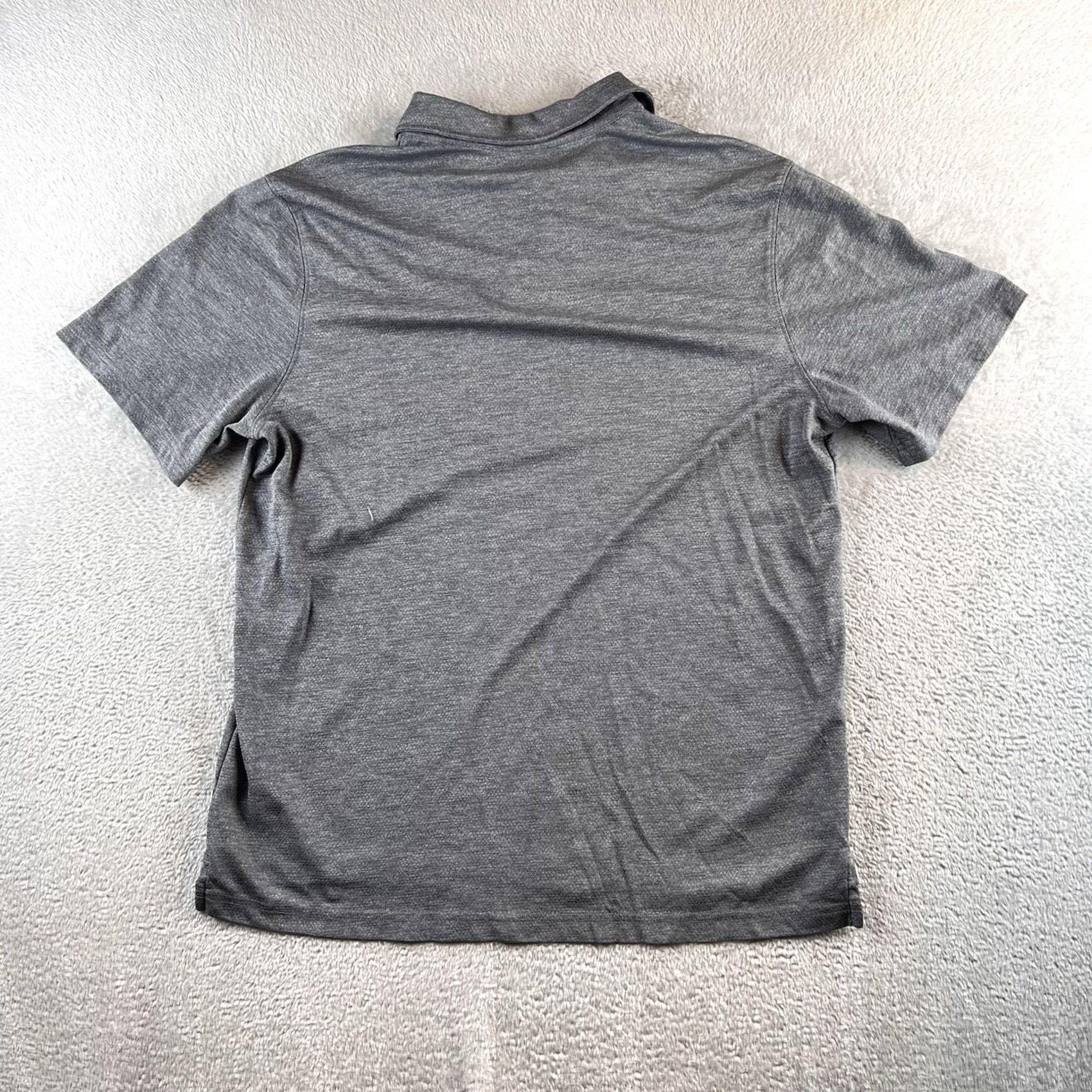 Vintage Duluth Polo Shirt Mens M Gray Relaxed Fit Short Sleeve Knit Button-Front Spread Collar Pocket Breather Size US M / EU 48-50 / 2 - 2 Thumbnail