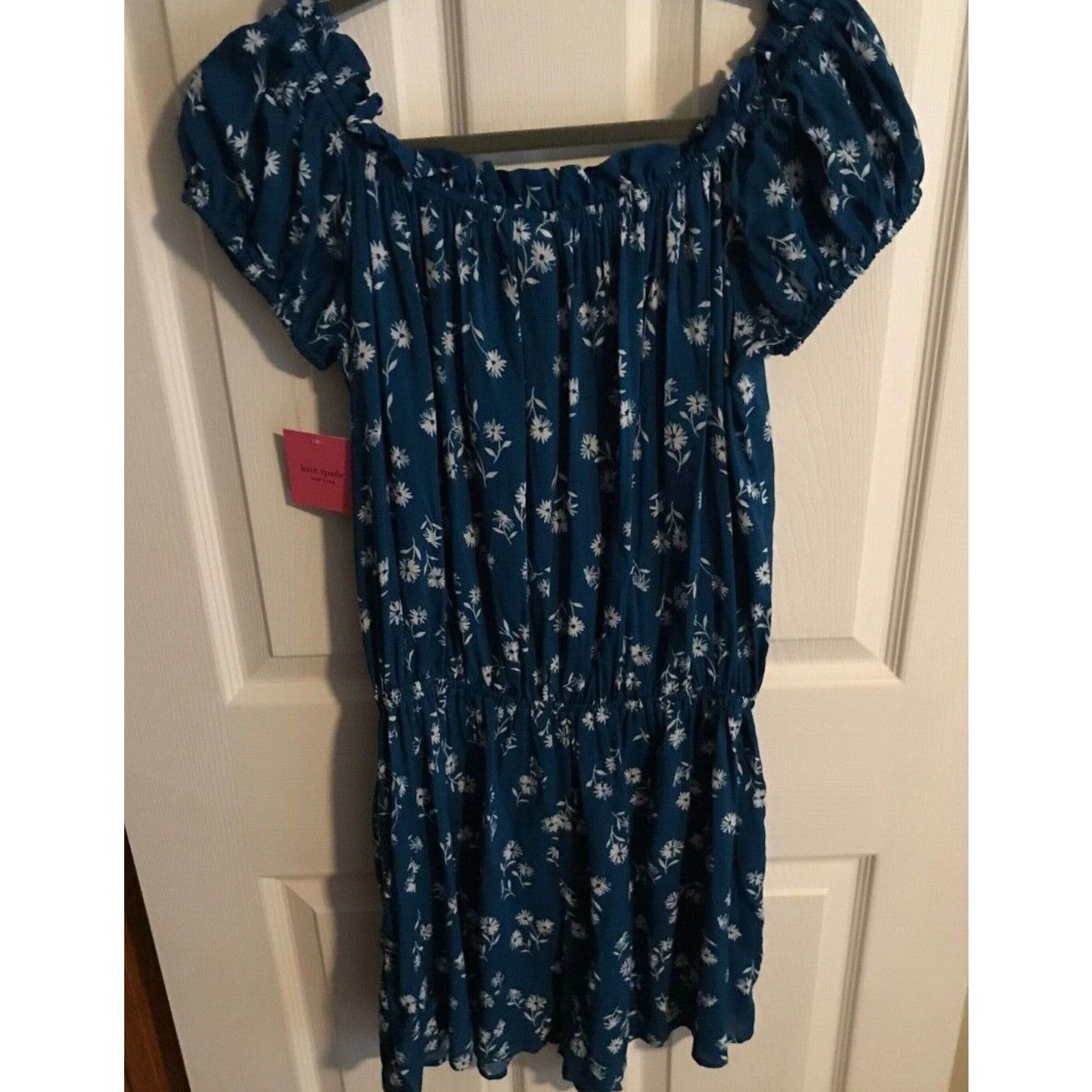 Kate Spade Dandelion Floral Off-the-Shoulder Romper