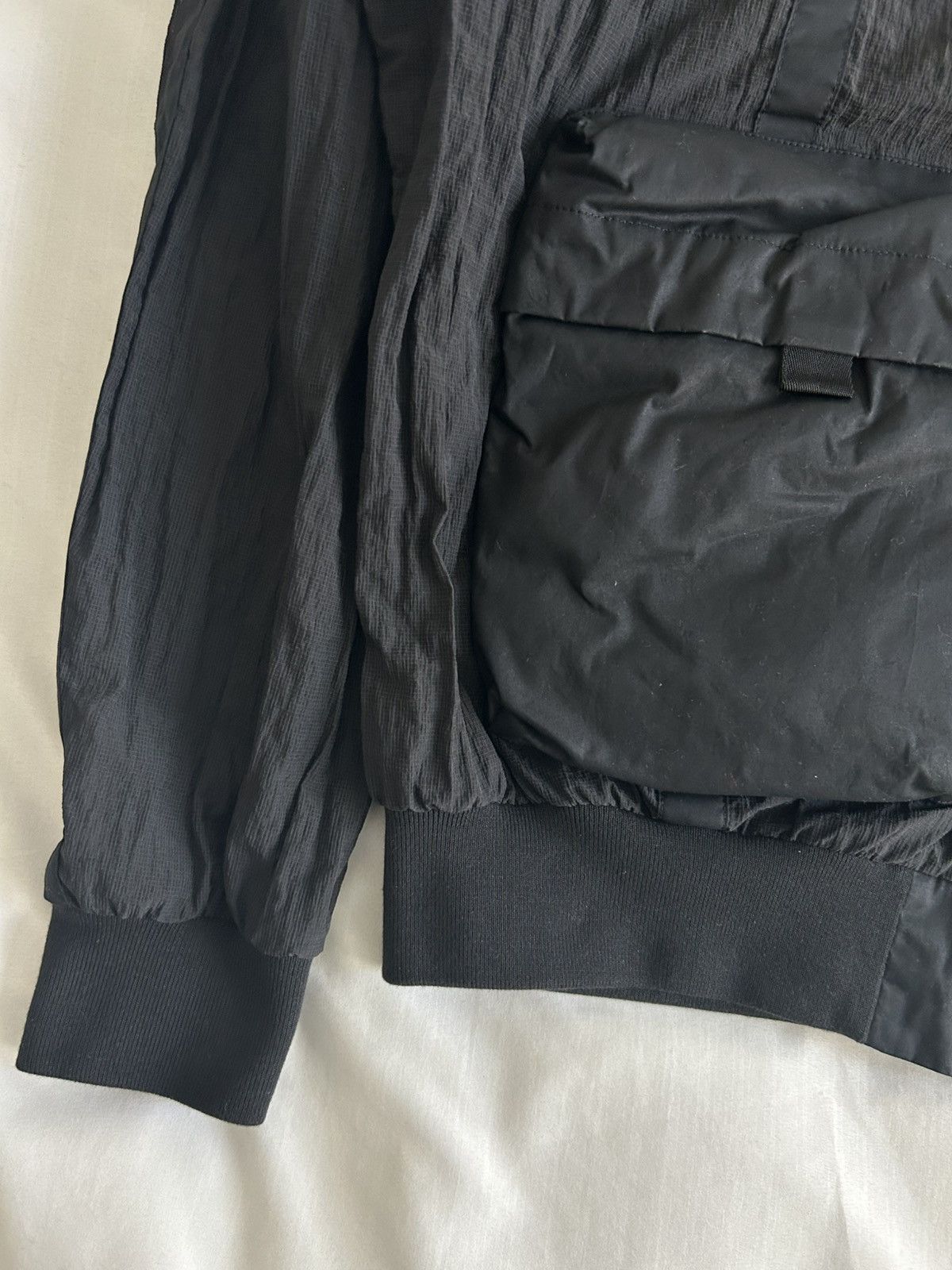 A-COLD-WALL* A Cold Wall ACW Semi Sheer Jacket Onyx Hooded Italy Size US XL / EU 56 / 4 - 2 Thumbnail