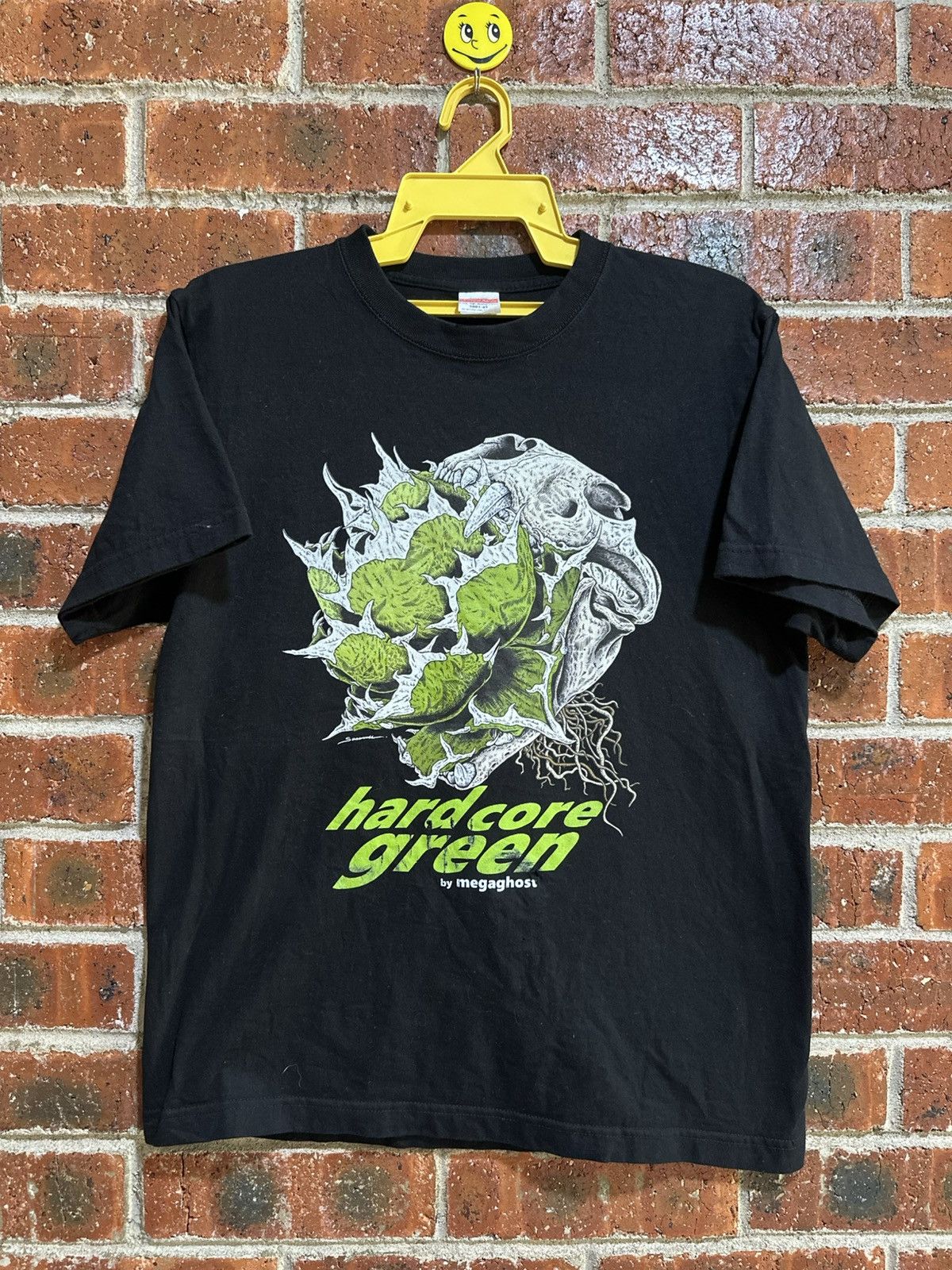 Cartoon Network × Vintage Vintage Hardcore Green MegaGhost Faded Tee Size US M / EU 48-50 / 2 - 1 Thumbnail