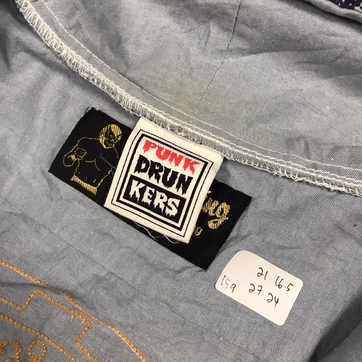 Japanese Brand PUNK DRUN KERS ZIPPER HOODIES JACKET Size US M / EU 48-50 / 2 - 14 Thumbnail