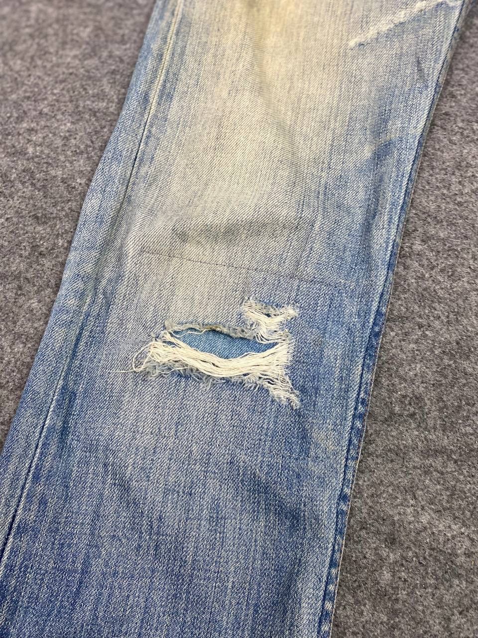 Japanese Brand united arrow green label relaxing distressed denim Size US 32 / EU 48 - 10 Thumbnail
