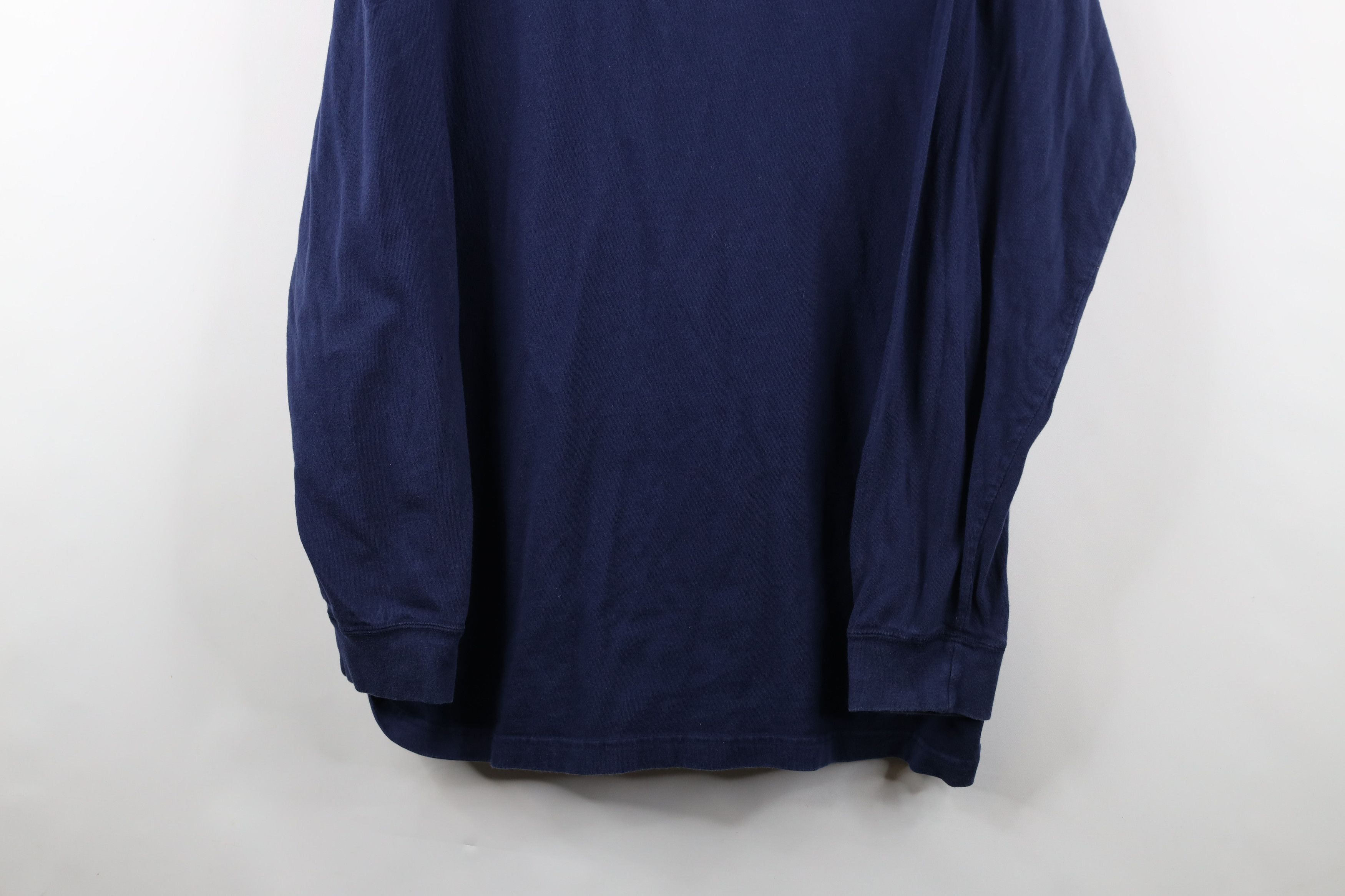 Vintage Vintage 90s Streetwear Blank Long Sleeve Henley T-Shirt Size US XL / EU 56 / 4 - 3 Thumbnail