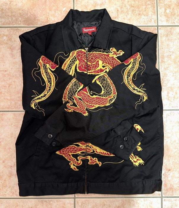 Supreme Supreme Dragon Work Jacket Grailed