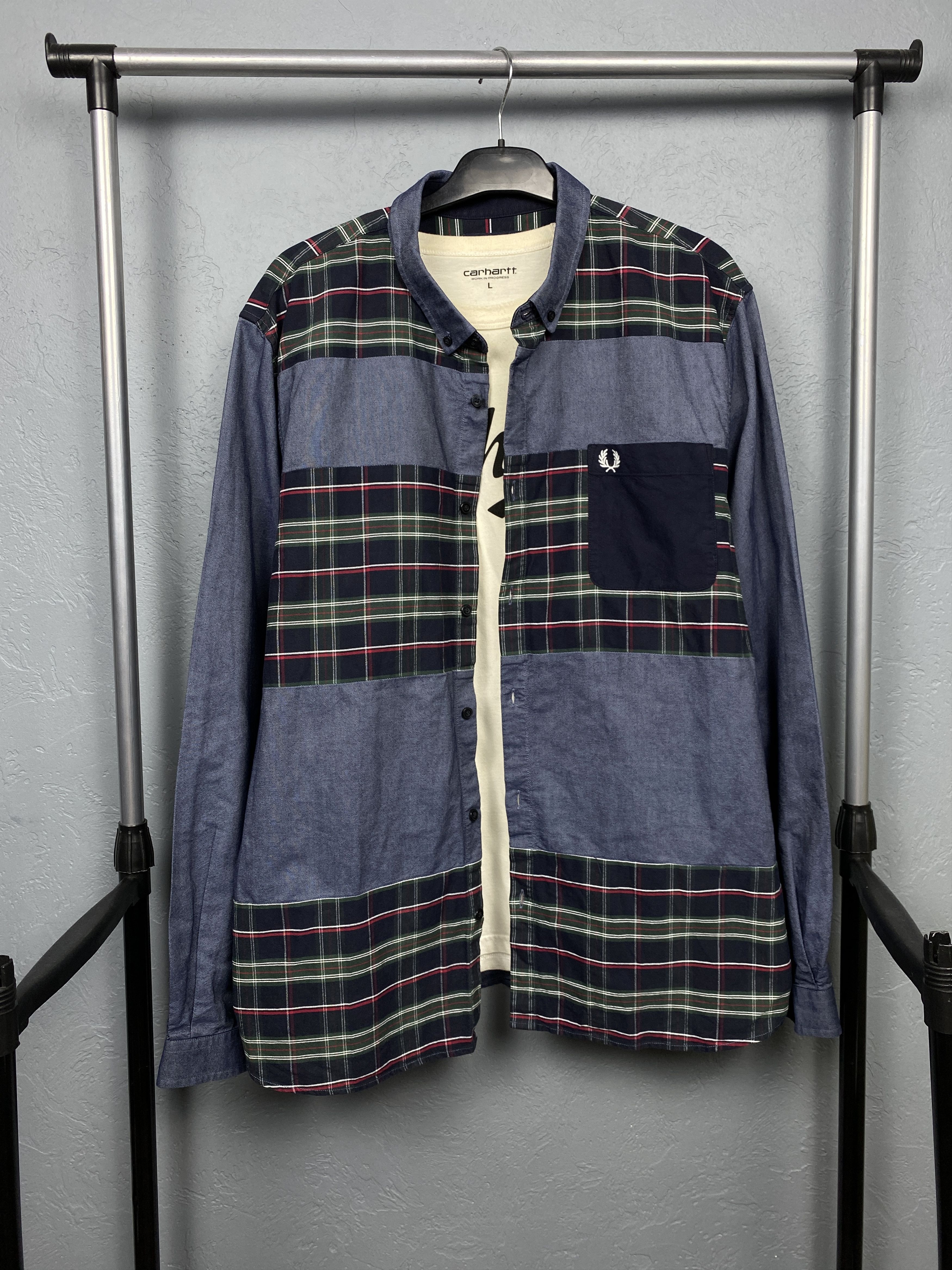Fred Perry Fred Perry Vintage Mens Long Sleeve Shirt Size US XXL / EU 58 / 5 - 1 Thumbnail