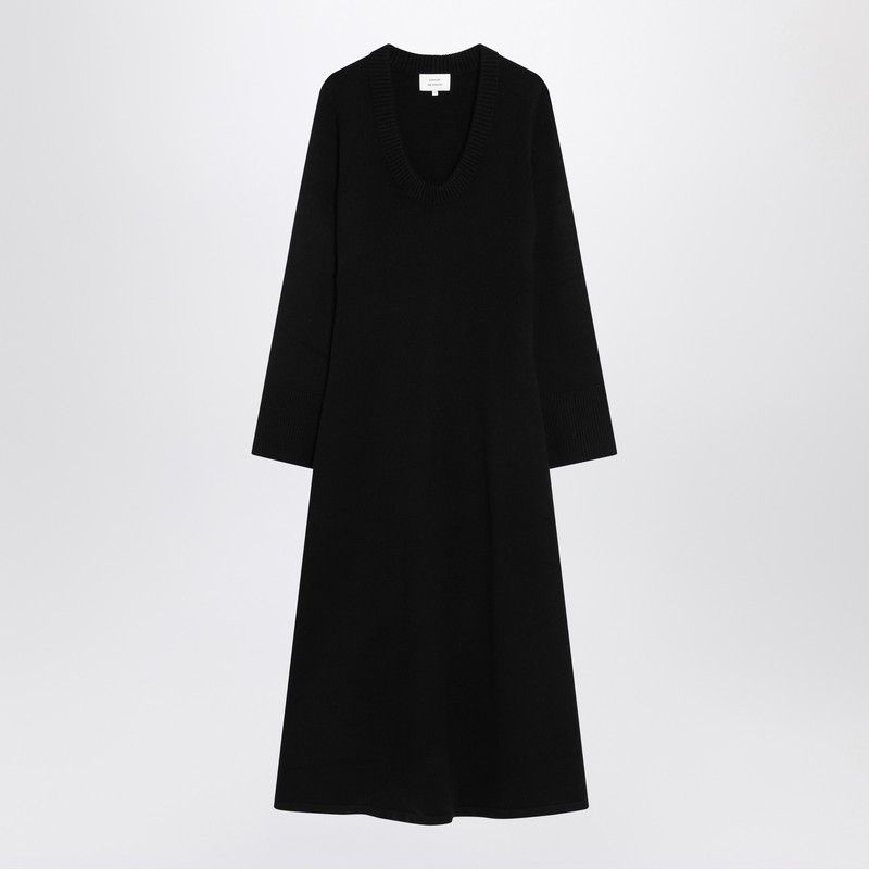 Loulou de Saison Loulou De Saison Long Black Ari Knit Dress Size ONE SIZE - 1 Thumbnail