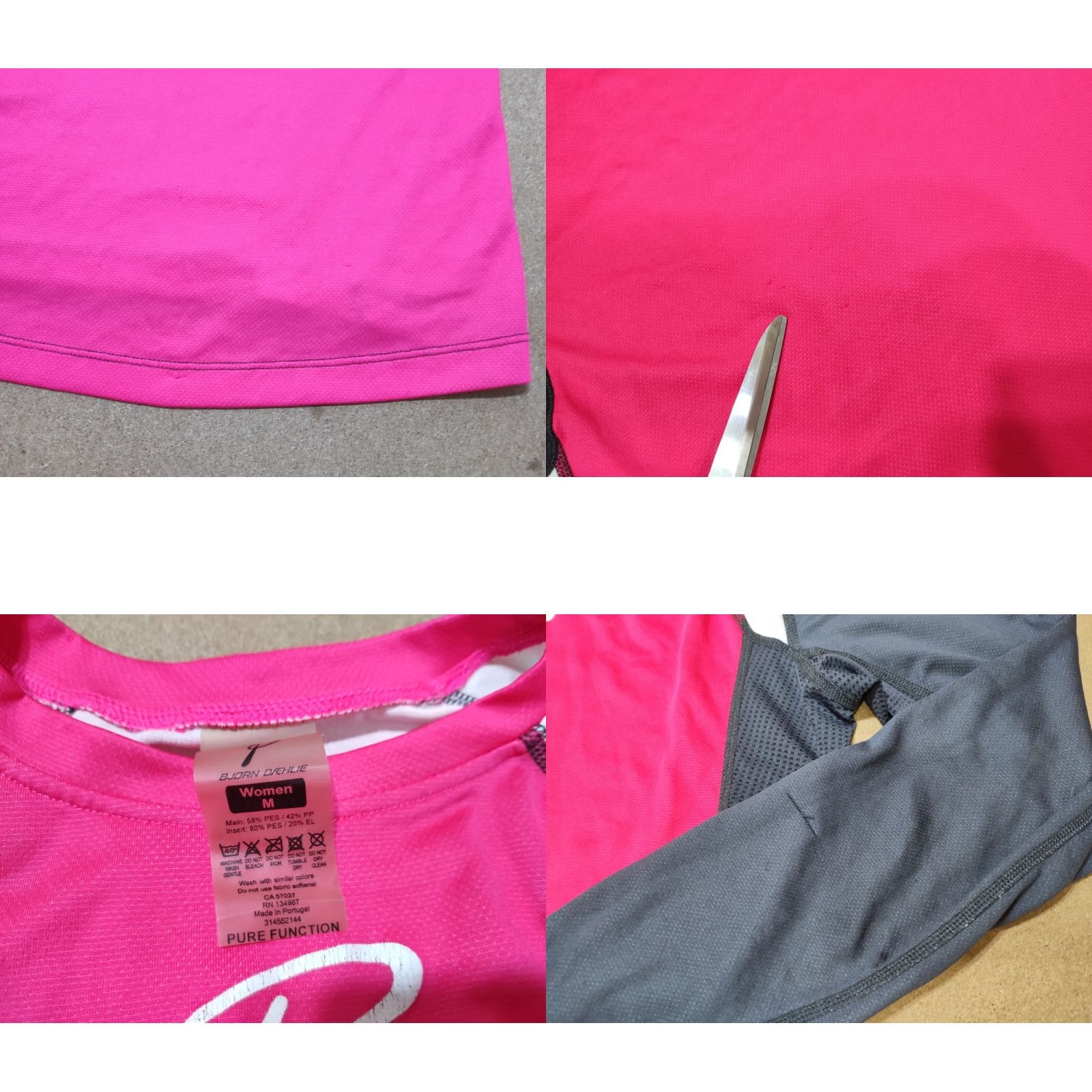Layer 8 Bjorn Daehlie Base Layer Womens Long Sleeve T-Shirt Pink Size M Stretch Ladies Regular Shirt Capable of Moisture Wicking Quick Dry Thermal Size L / US 10 / IT 46 - 8 Thumbnail