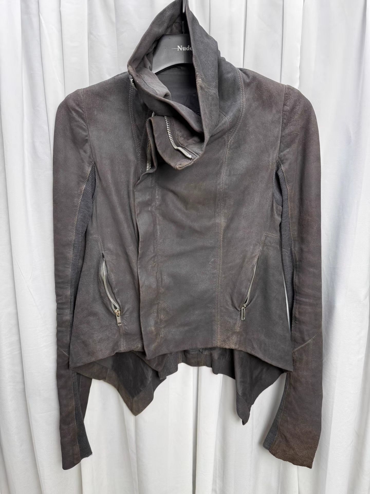 Rick Owens Rick owens Distressed Sheepskin Jacket K20 Size US XXS / EU 40 - 1 Thumbnail