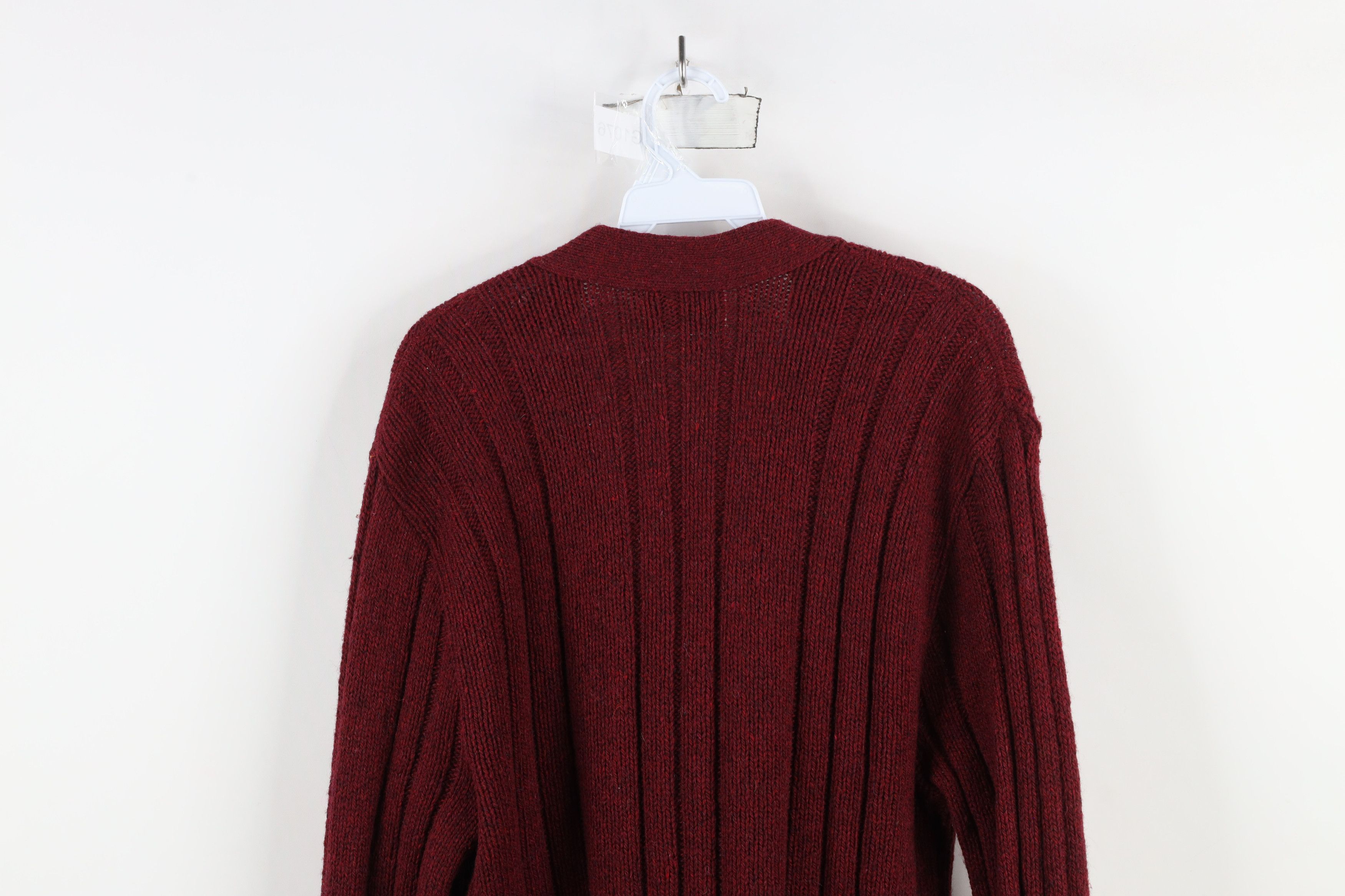 Vintage Vintage 60s Rockabilly Ribbed Knit Cardigan Sweater USA Size US L / EU 52-54 / 3 - 8 Thumbnail