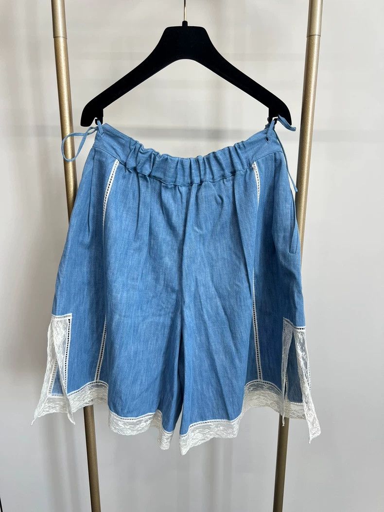 Gucci Gucci Lace soft denim shorts 2504-Nextarrow Size 29" - 2 Thumbnail