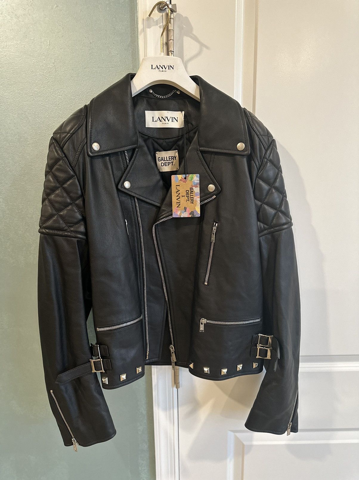 image of Gallery Dept. Biker Jacket in Black, Men's (Size Medium)
