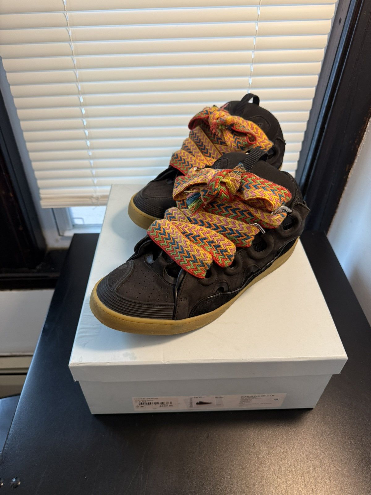 Lanvin Lanvin Curb Sneakers “Black Gum” Size 13 / 46 Eu Size US 13 / EU 46 - 15 Thumbnail