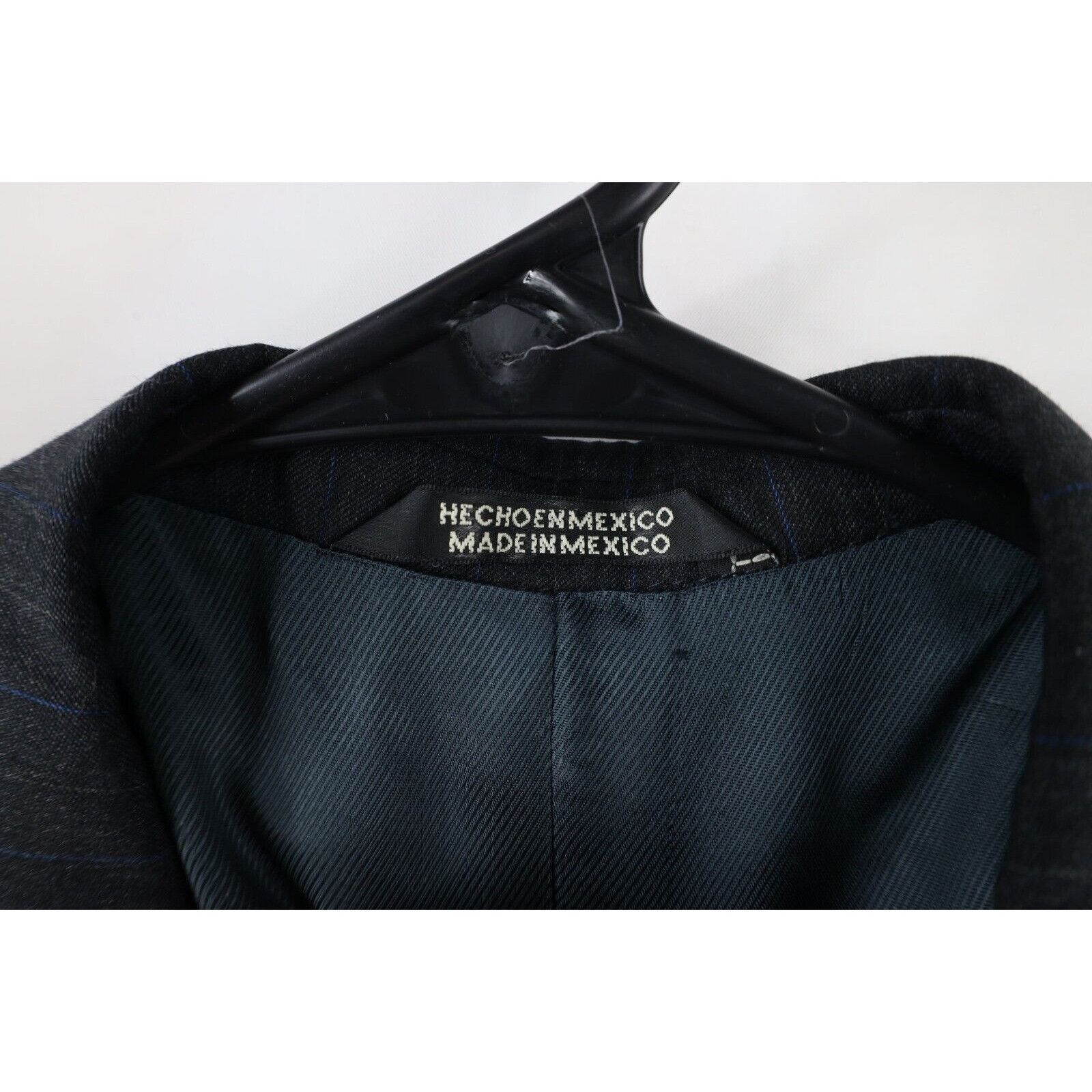 Stafford × Vintage New Stafford Pinstriped Wool Cashmere 2 Button Suit Jacket Size US L / EU 52-54 / 3 - 8 Thumbnail