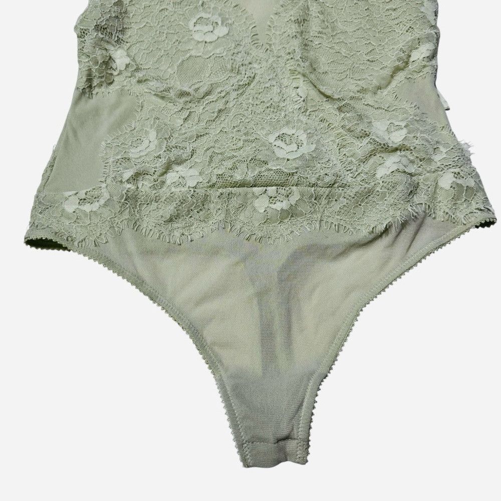 Free People NWT New Free People Sweet Nothings Washed Sage Bodysuit Siz Size L / US 10 / IT 46 - 9 Thumbnail