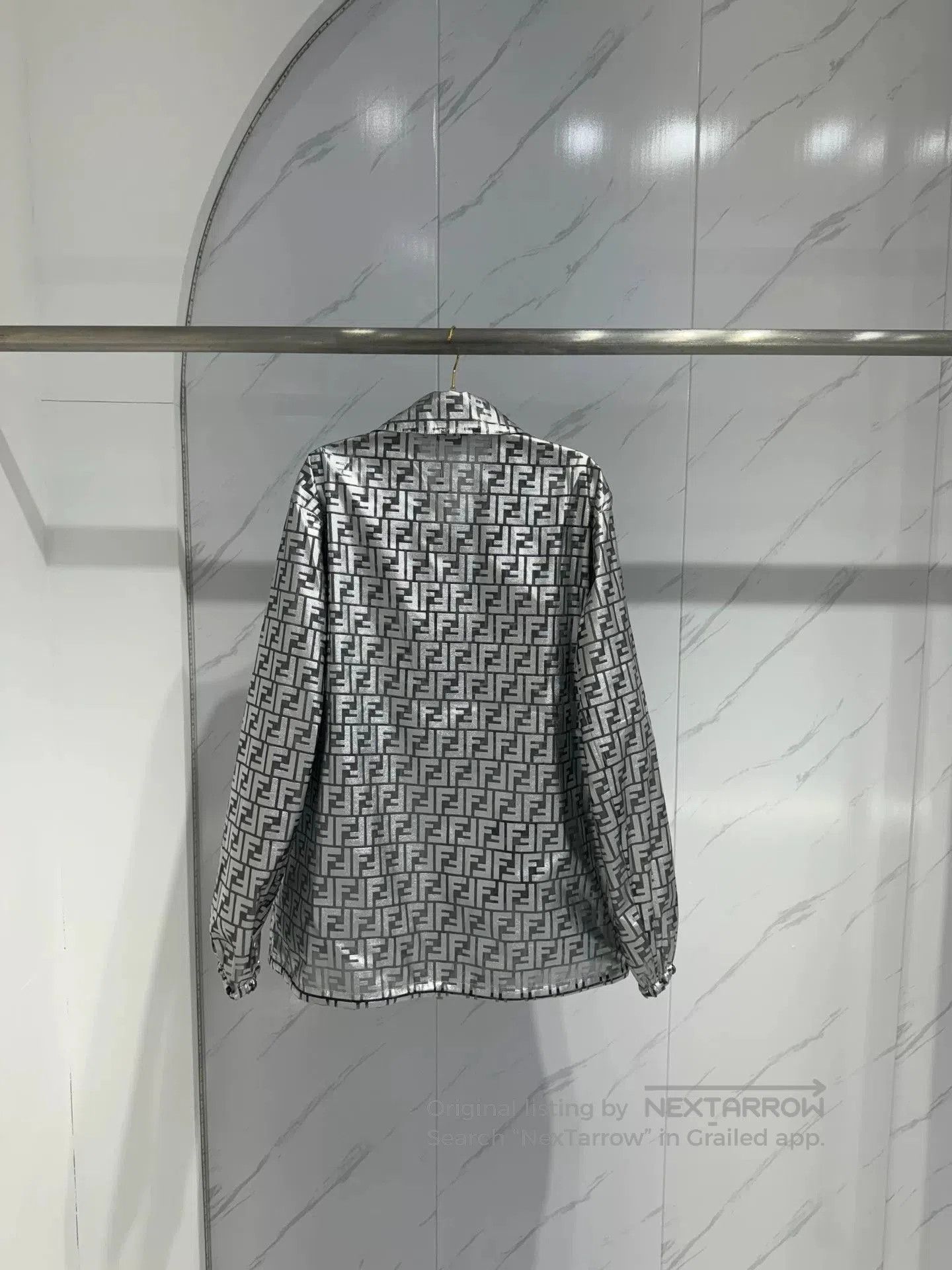 Fendi Fendi Monogram Double F Zip Windbreaker. Size US M / EU 48-50 / 2 - 2 Thumbnail