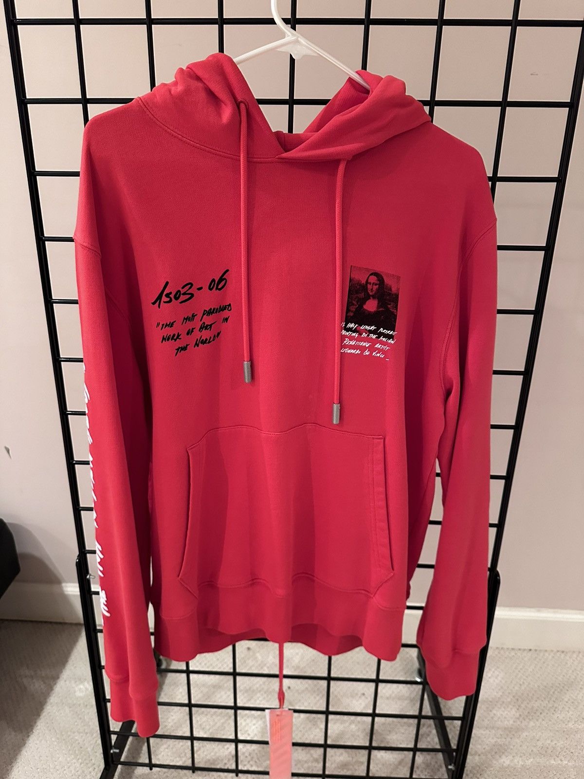 Mona lisa hoodie outlet red