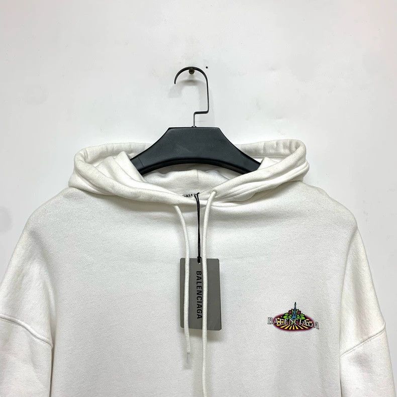 Balenciaga Balenciaga White hooded sweatshirt Size US S / EU 44-46 / 1 - 3 Thumbnail
