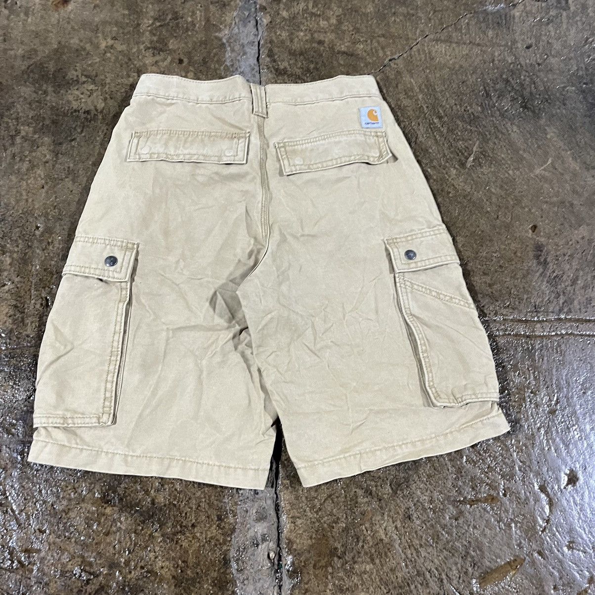 Carhartt × Vintage Carhartt Cargo Shorts Baggy Crazy Y2K Workwear Skater Size US 28 / EU 44 - 3 Thumbnail