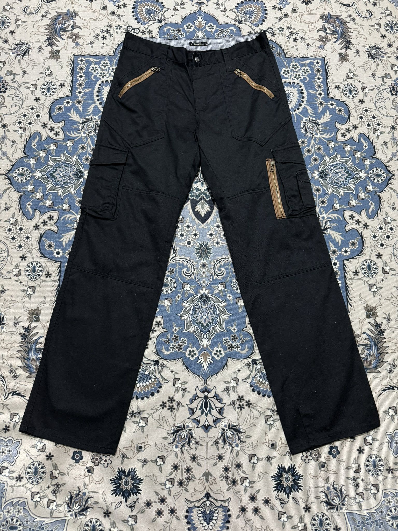 Beauty Beast × General Research × Japanese Brand Japanese Brand Double Focus Zipper Cargo Pants Vuja De Size US 31 - 1 Thumbnail