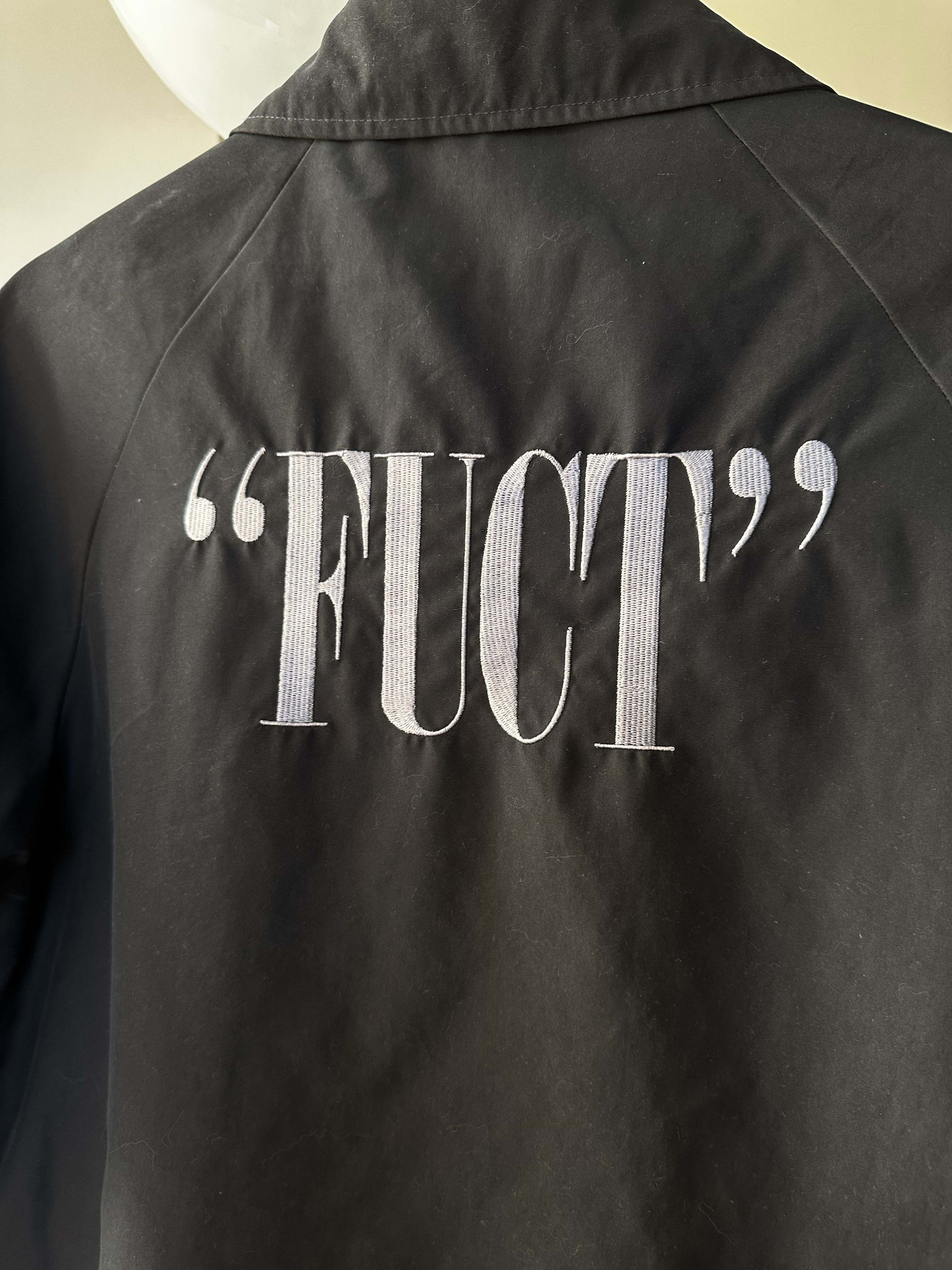 FUCT Khaki FUCT SSD Nirvana Font Coach Jacket Size US M / EU 48-50 / 2 - 6 Thumbnail
