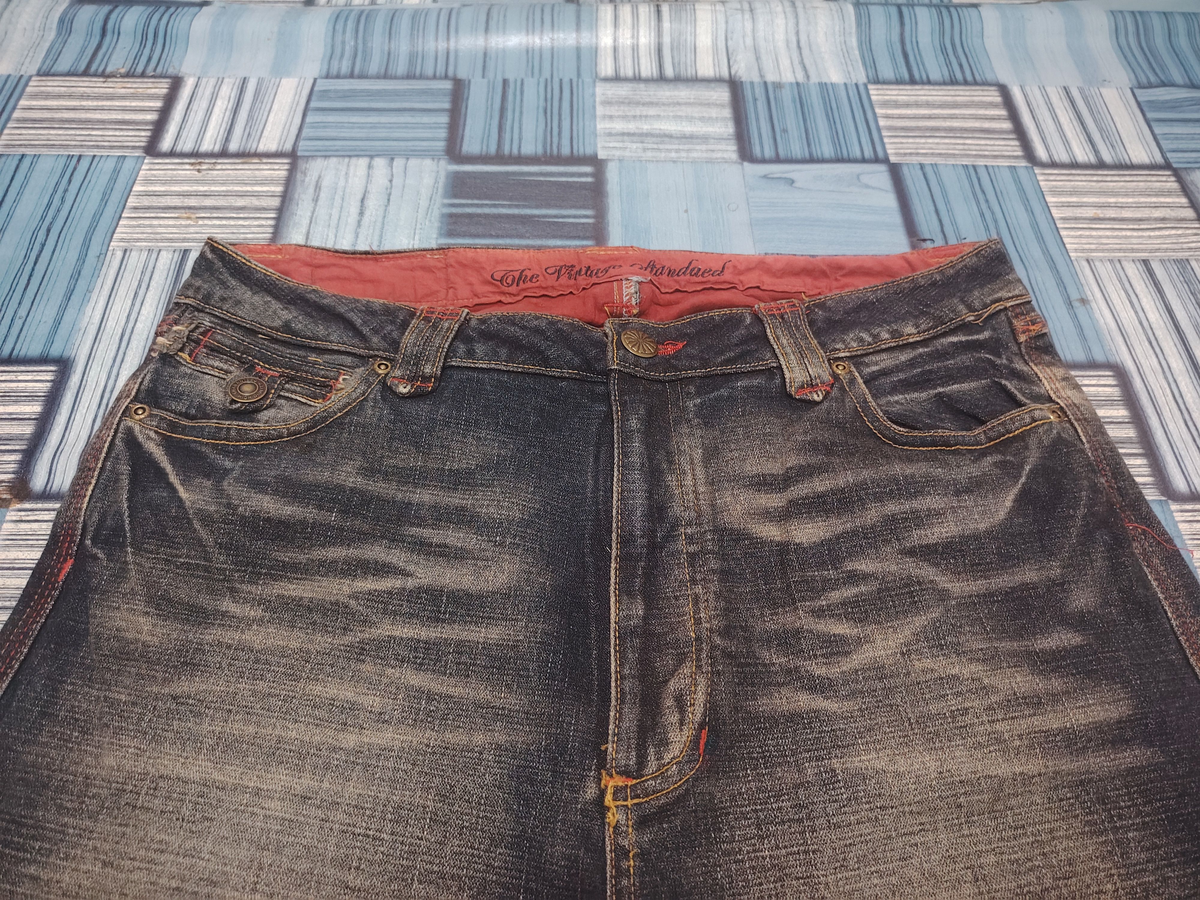 Tornado Mart Japanese The Vintage Standaed Flare Jeans Size US 33 - 5 Thumbnail