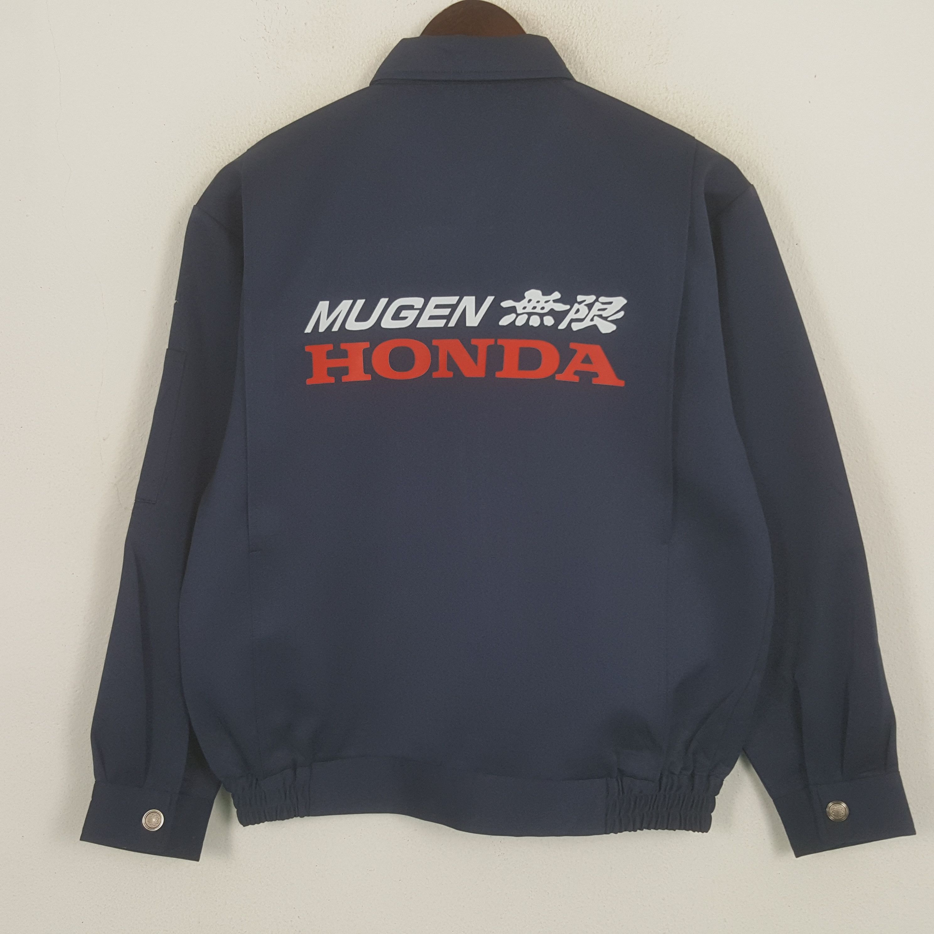 Vintage Mugen Honda Racing Custom Art Zipper Jacket