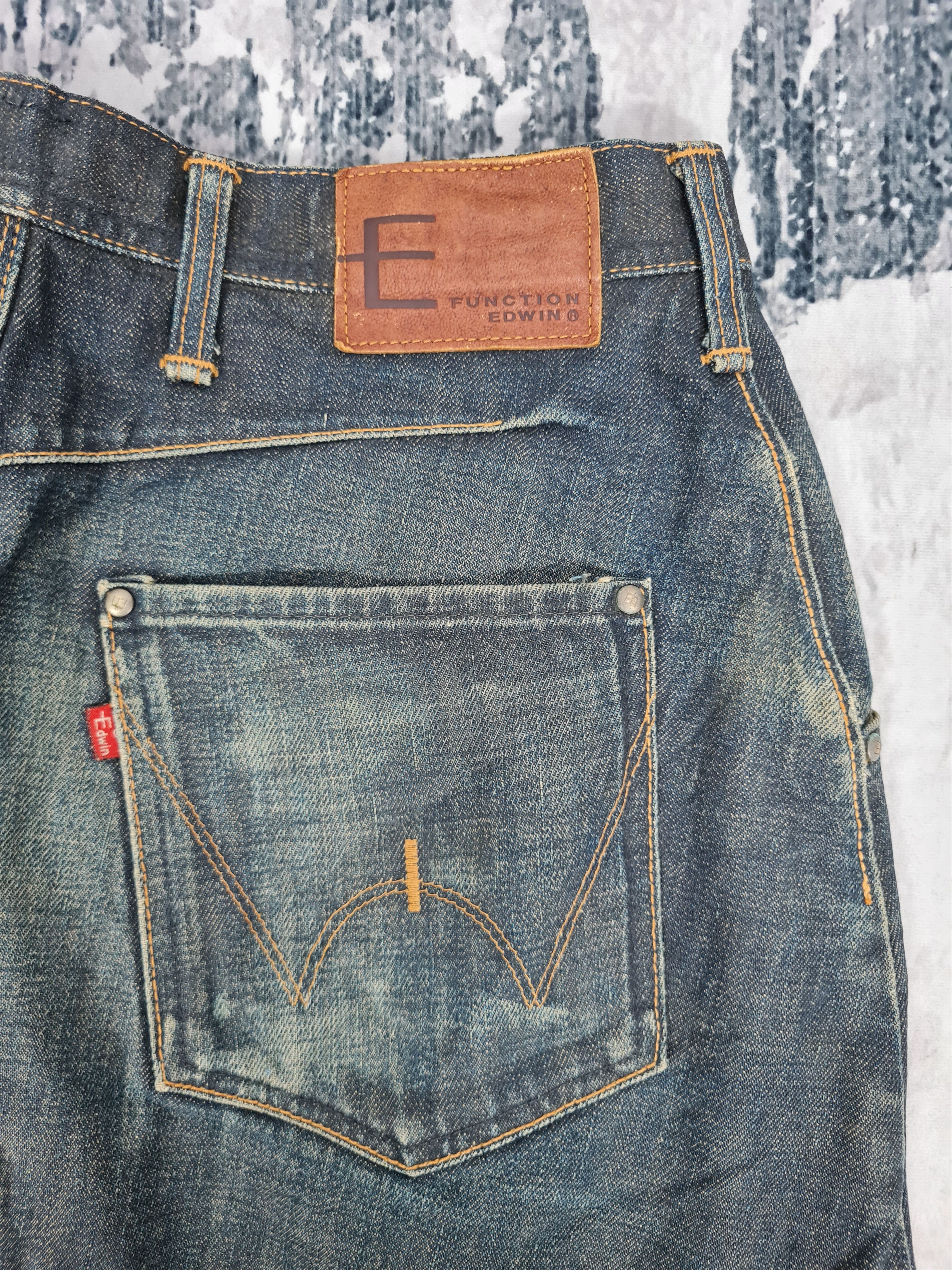 Edwin Vtg EDWIN E FUNCTION Twisted Jeans Size 30x30 JB0138 Size US 30 / EU 46 - 8 Thumbnail
