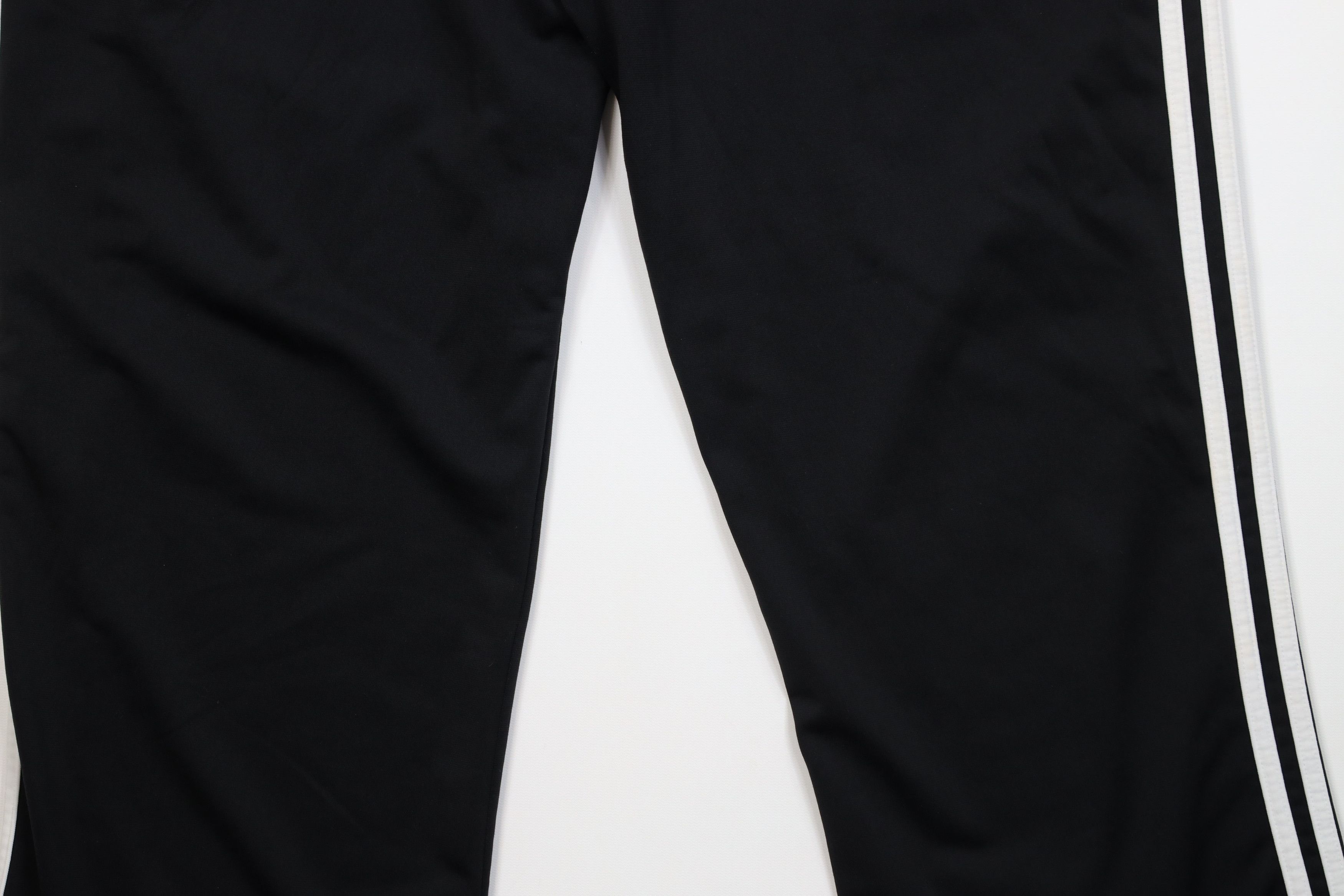 Adidas Vintage Y2K Adidas Striped Wide Leg Sweatpants Pants Black Size US 34 / EU 50 - 12 Thumbnail