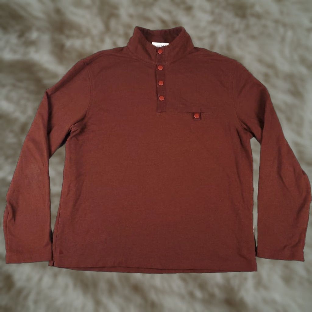 UNTUCKit UNTUCKit Mens Sweater Large Extra Large XL Snap Button Up Casual Pullover Sweatshirt Size US L / EU 52-54 / 3 - 1 Thumbnail
