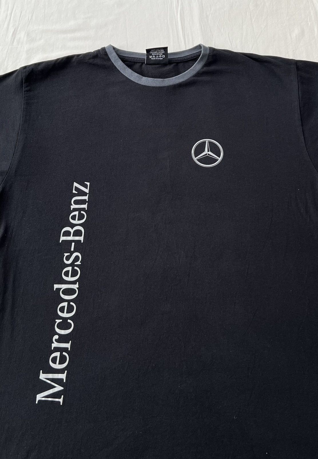 Mercedes-Benz Vintage 2000s Mercedes Benz Black T-shirt Size US L / EU 52-54 / 3 - 5 Thumbnail