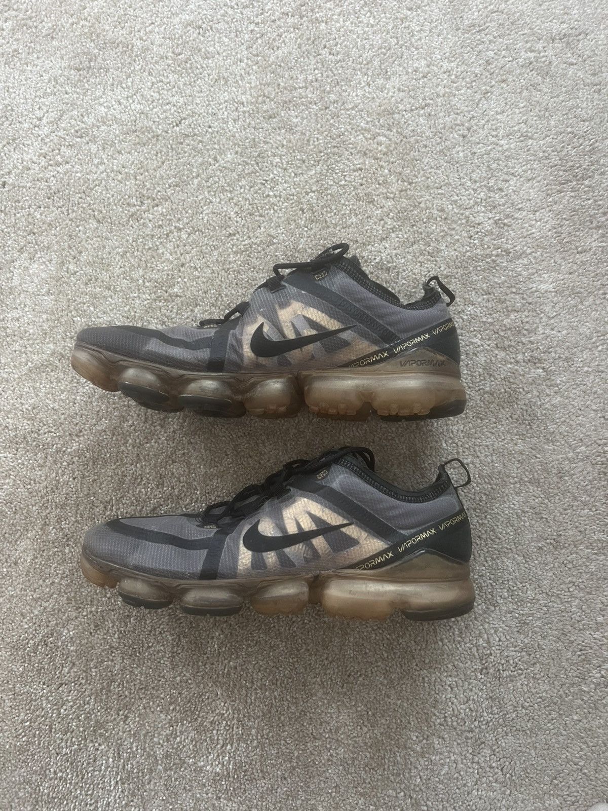 Nike × Nike ACG Nike Vapor Max 2019 gold black brand like acg Size US 11.5 / EU 44-45 - 2 Thumbnail