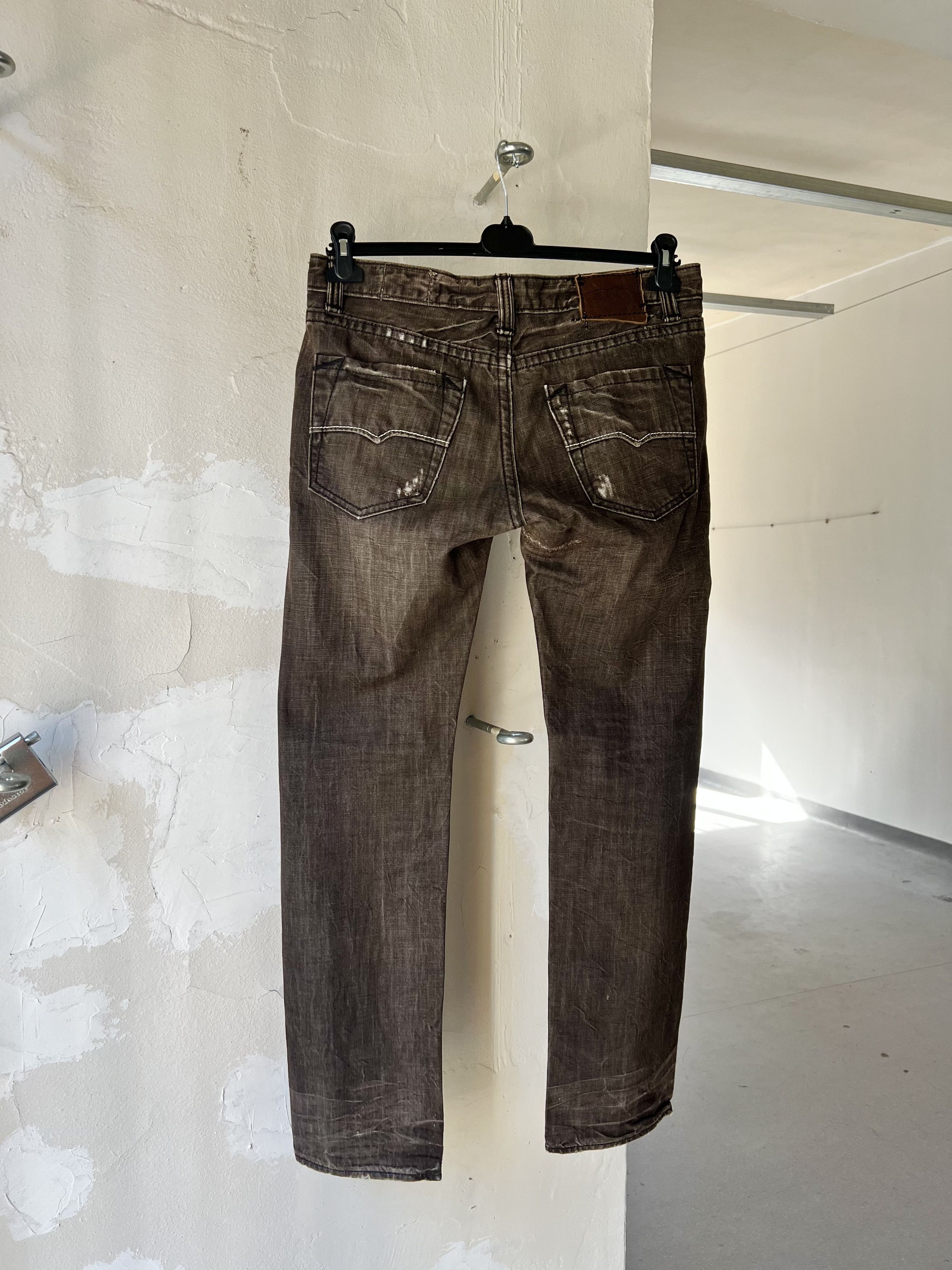Hugo Boss Hugo Orange Line Distressed Repaired Jeans Pants Size US 34 / EU 50 - 3 Thumbnail