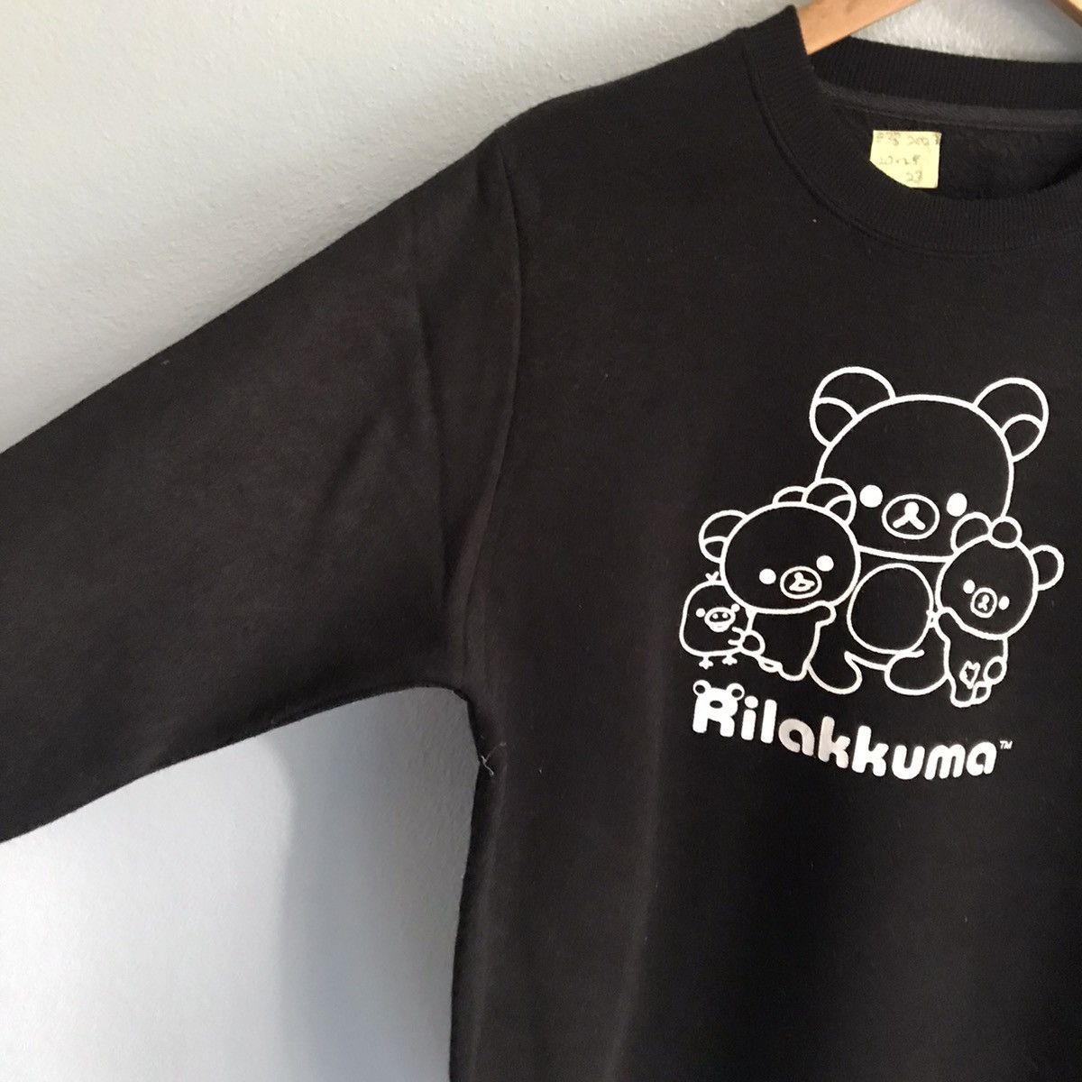Anime × Cartoon Network Rilakkuma san-x pullover black sweatshirt Size US S / EU 44-46 / 1 - 4 Thumbnail