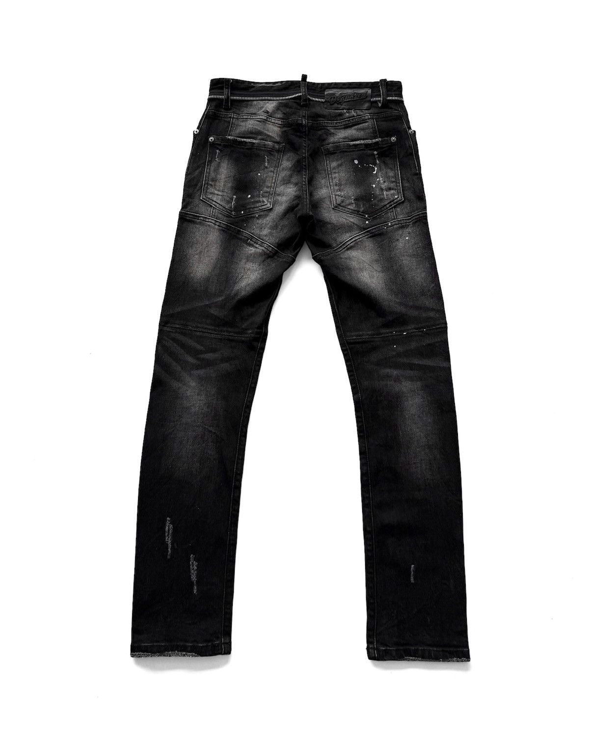 Dsquared2 DSQUARED2 TIDY BIKER ZIP STRETCH JEANS Size US 30 / EU 46 - 8 Thumbnail